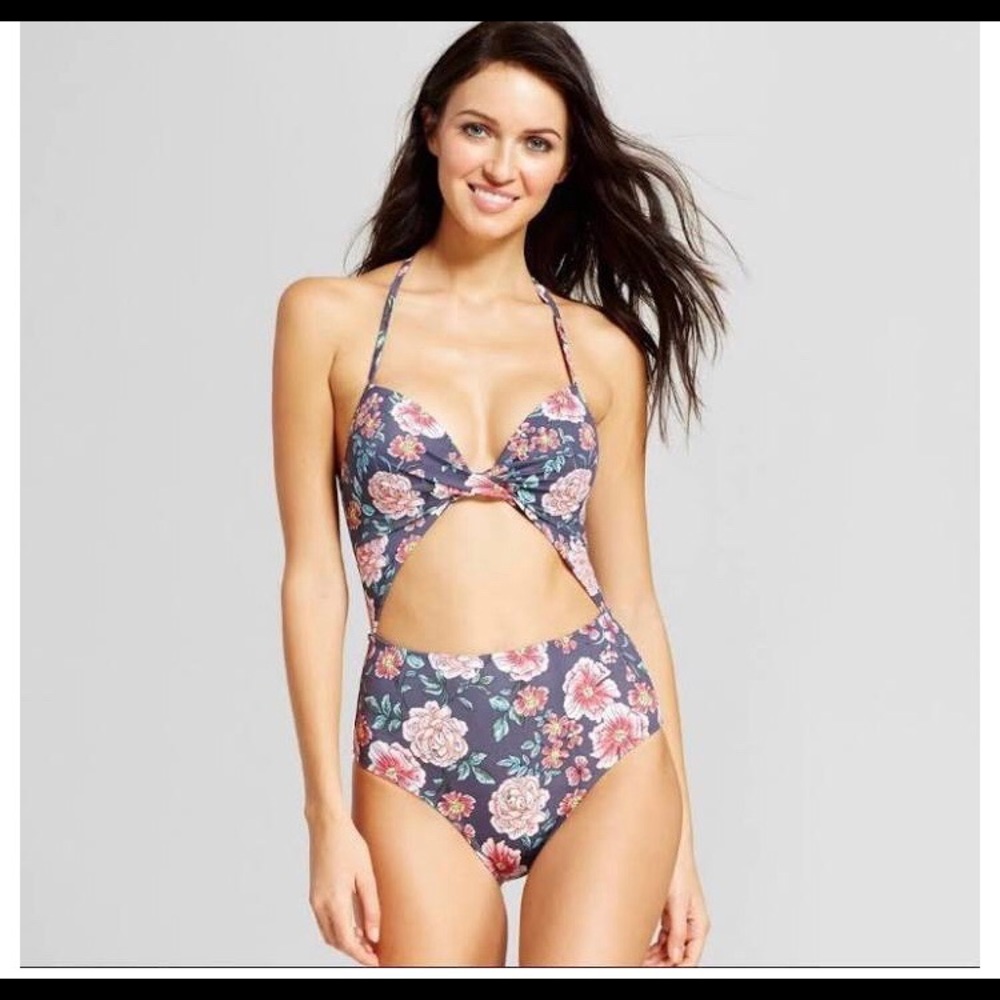 SHADE & SHORE underwire 38DD one-piece swim suit